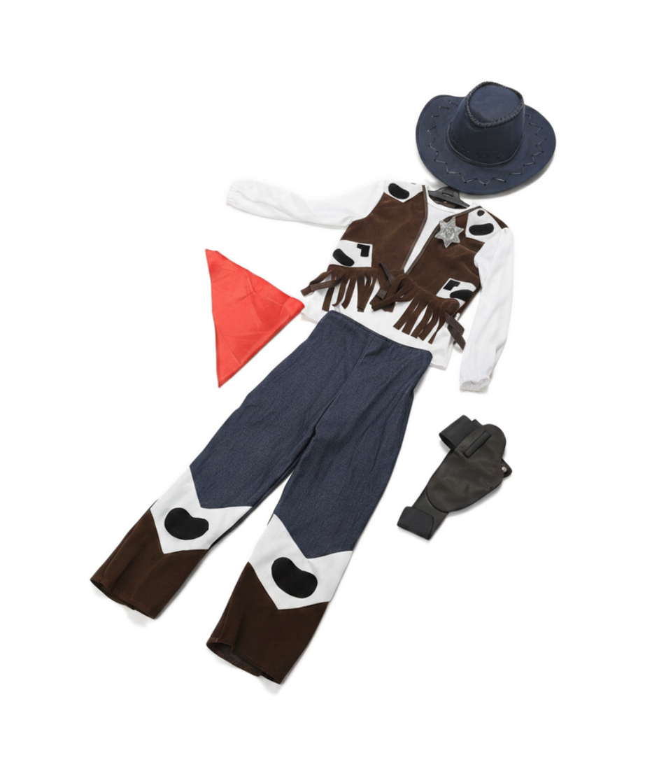 Kids Deluxe Cowboy Dress-Up Costume Playset