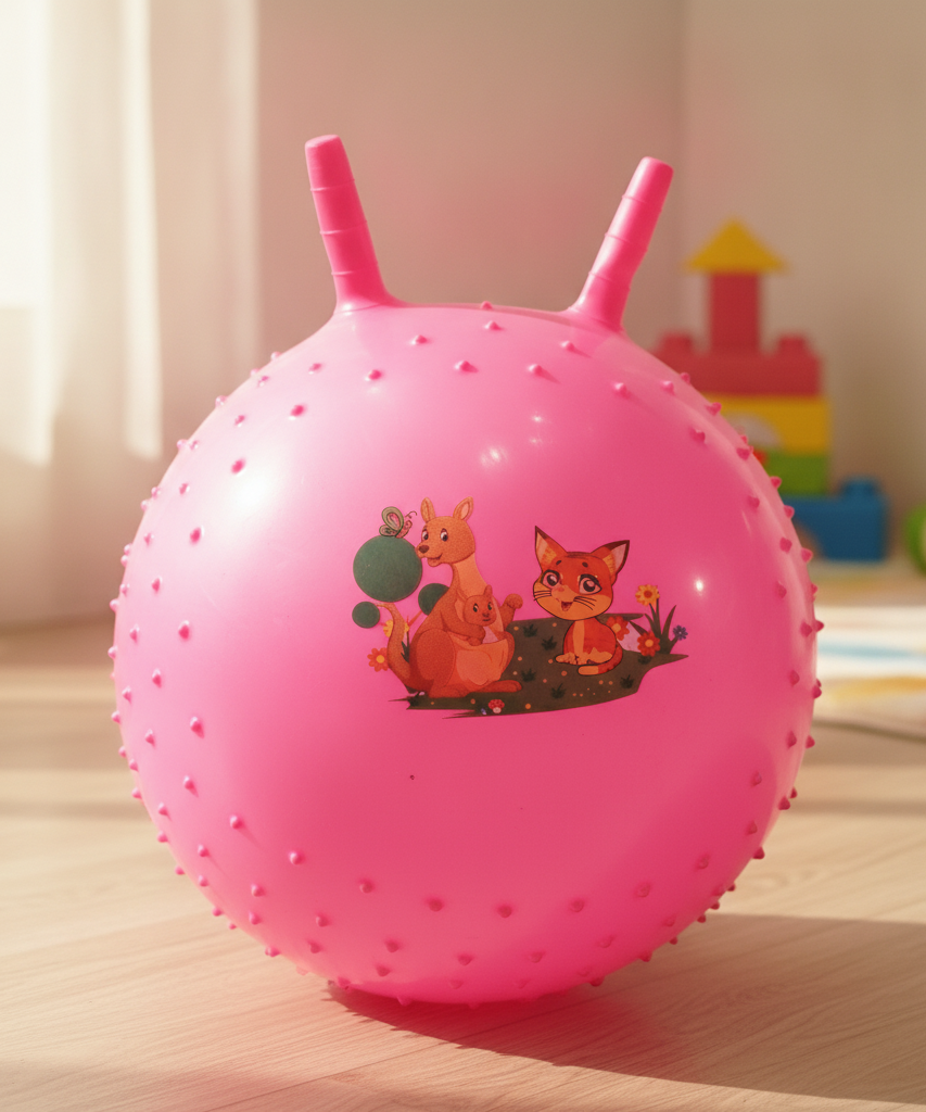 Kids' Pink Bouncy Hopper Ball
