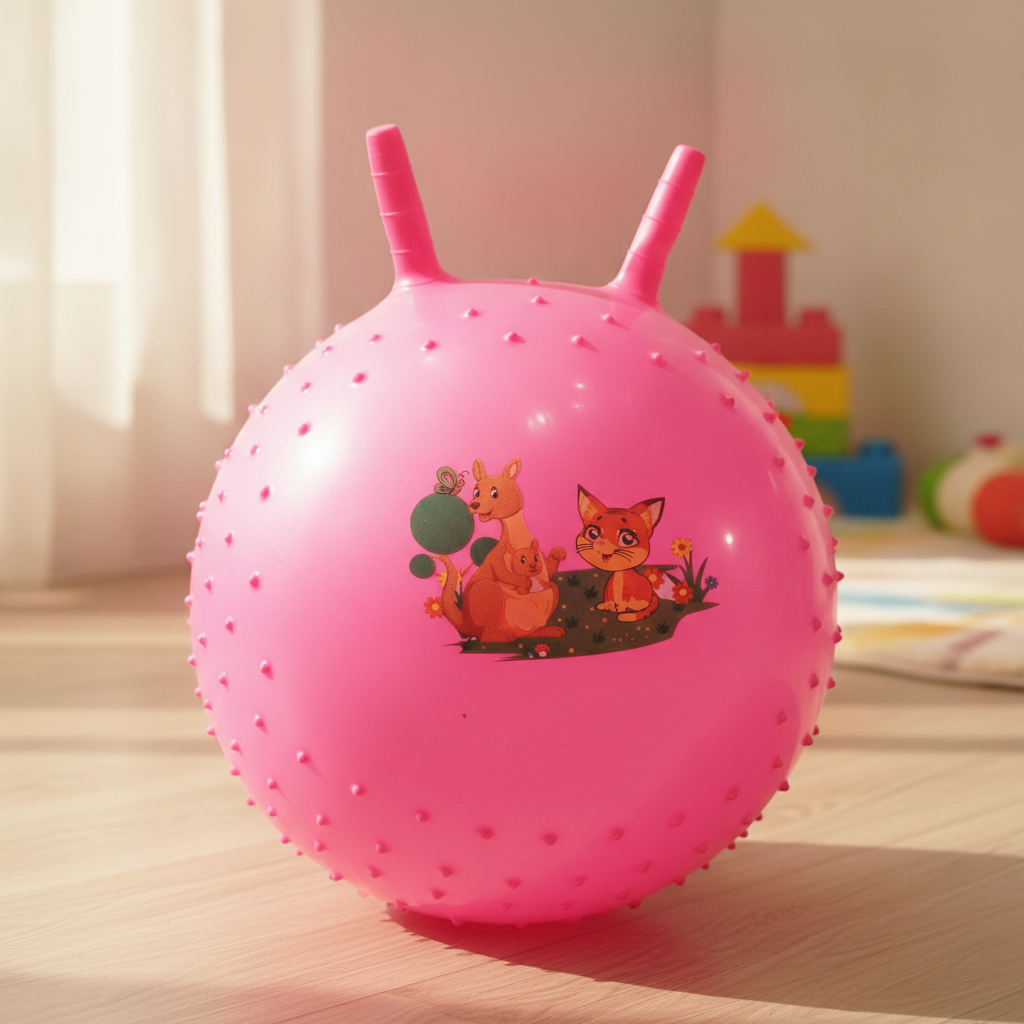 Kids' Pink Bouncy Hopper Ball