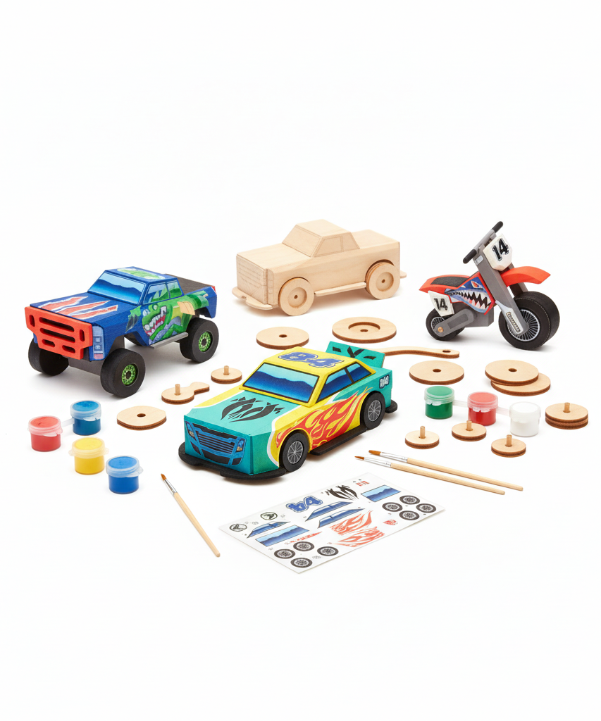 Klever Kits Build Your Wooden Racing Vehicles