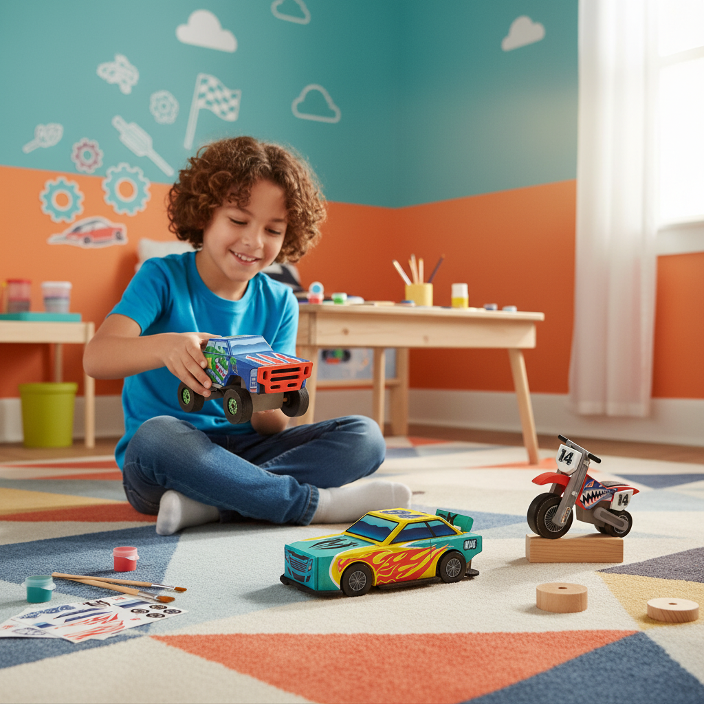 Klever Kits Build Your Wooden Racing Vehicles