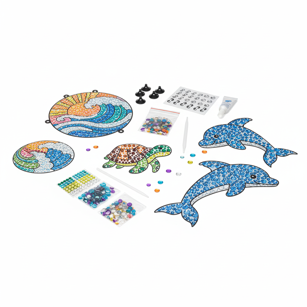 Klever Kits GEM SUNCATCHER Ocean Edition