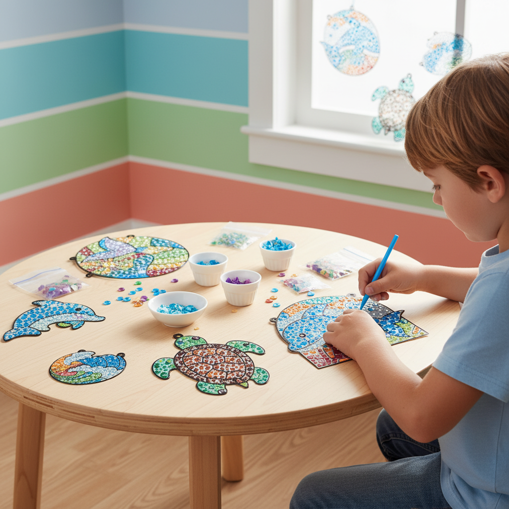 Klever Kits GEM SUNCATCHER Ocean Edition