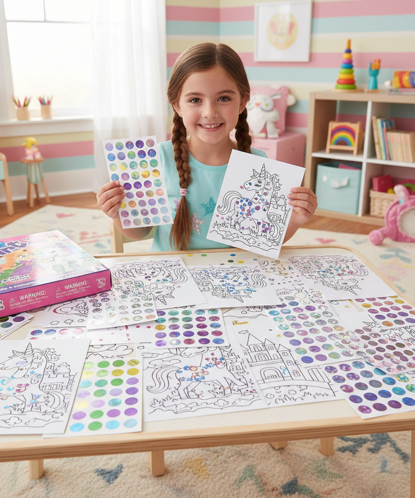 Klever Kits Make Your Own Dot Art: Princesses & Unicorns