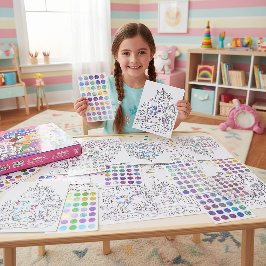 Klever Kits Make Your Own Dot Art: Princesses & Unicorns
