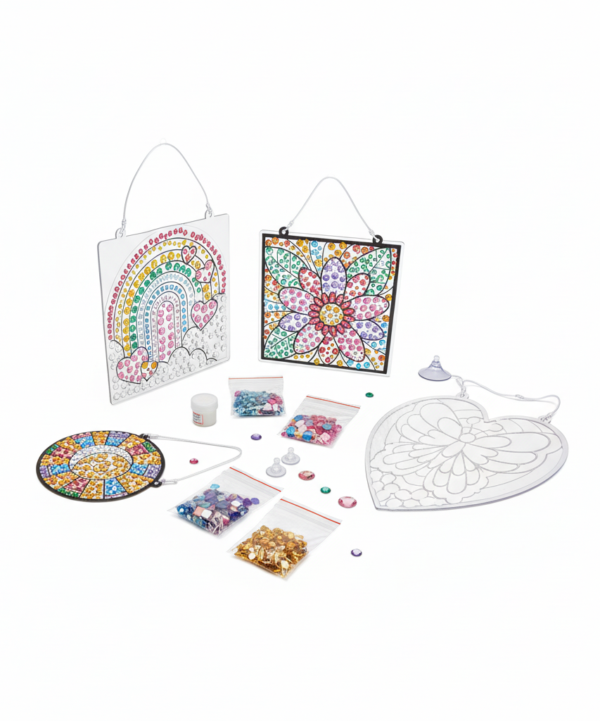 Klever Kits Make Your Own Gem Suncatcher