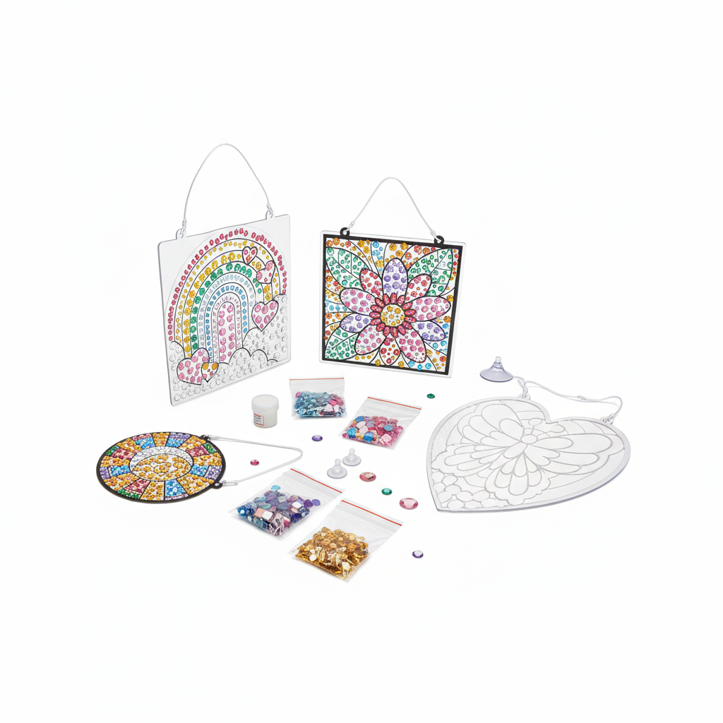Klever Kits Make Your Own Gem Suncatcher