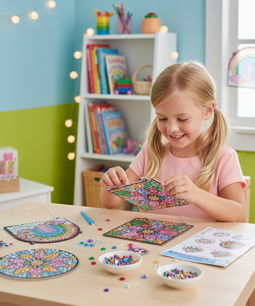 Klever Kits Make Your Own Gem Suncatcher
