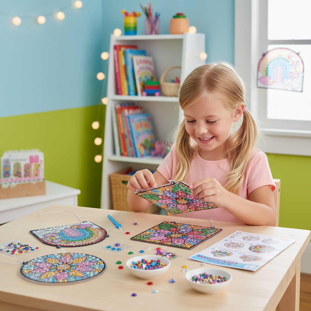 Klever Kits Make Your Own Gem Suncatcher