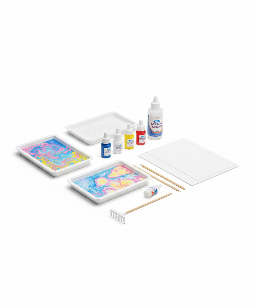 Klever Kits Paint Your Marbling Art