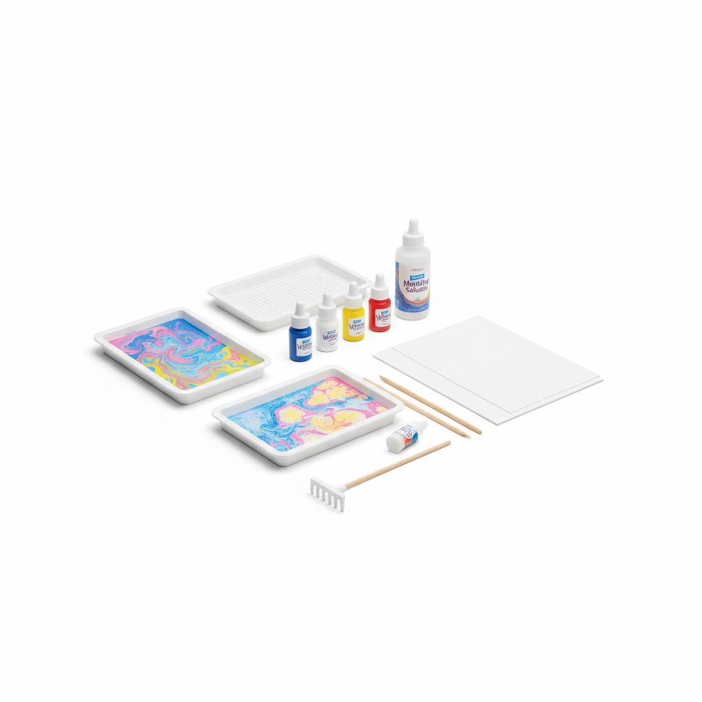 Klever Kits Paint Your Marbling Art