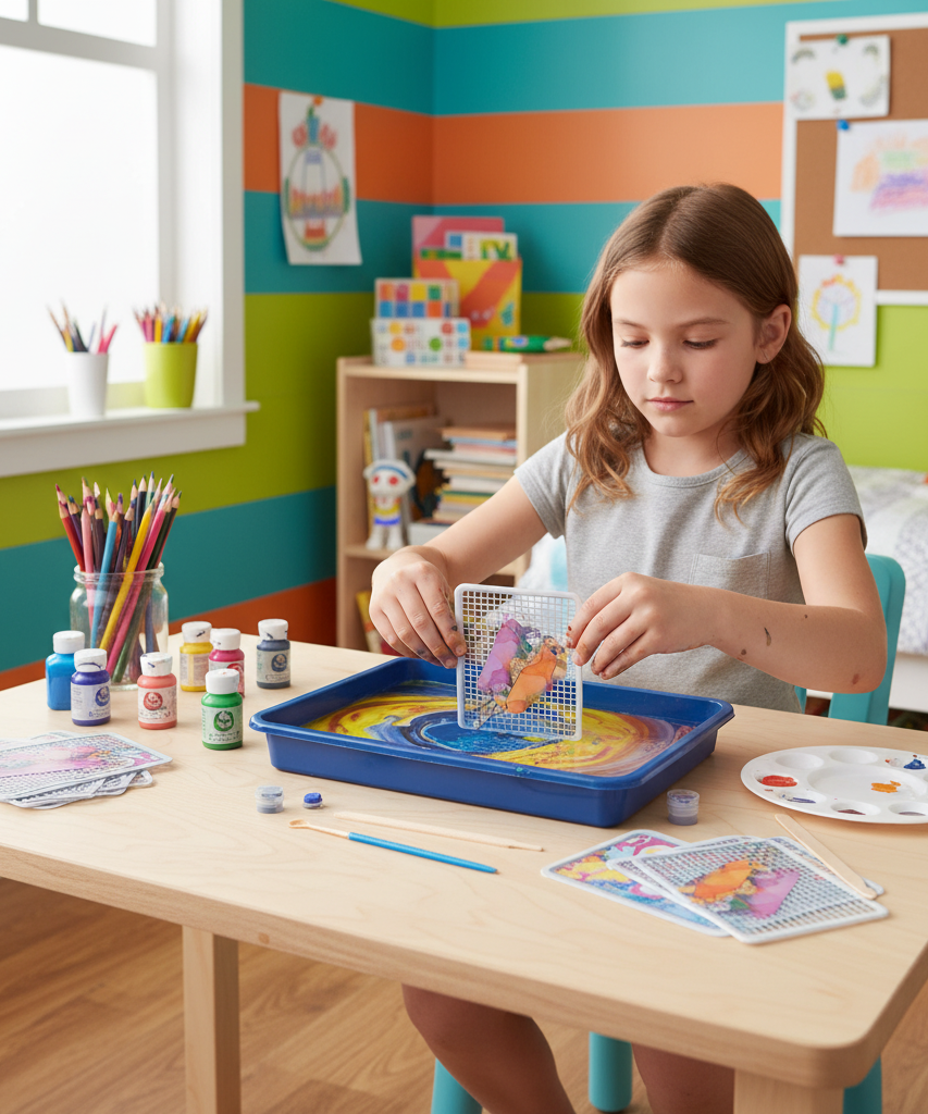 Klever Kits Paint Your Marbling Art