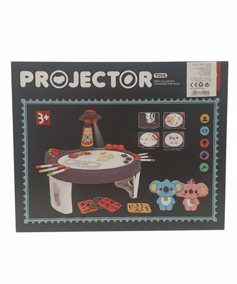 Koala Clippy Projector Drawing Table for Kids