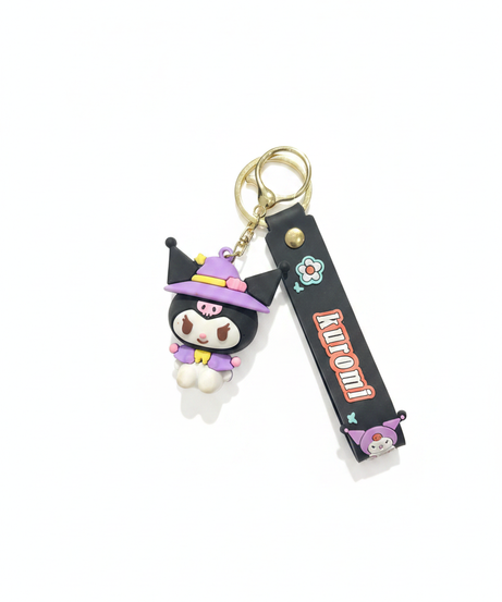 Kuromi Witch Character Keychain