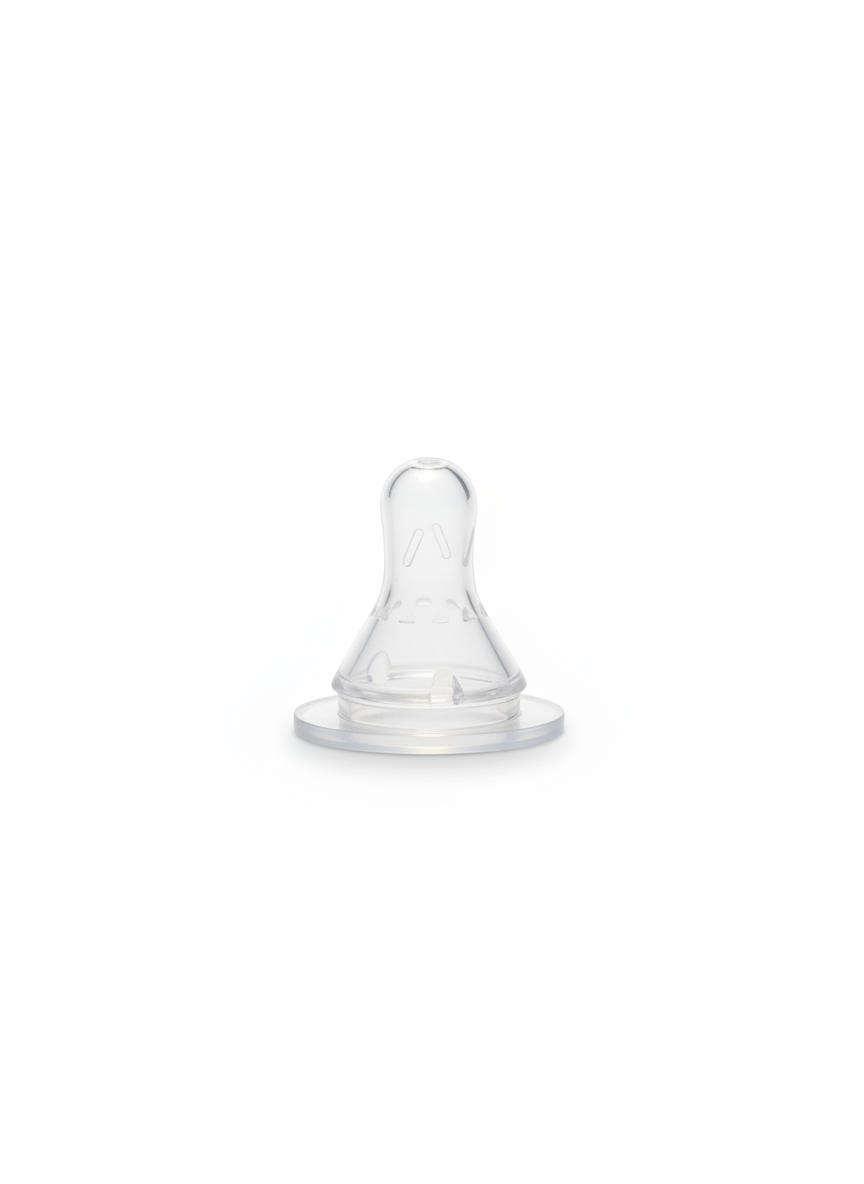 LA FRUTA Anti-Colic Silicone Teats (M, 6-18m) - 2 Pcs