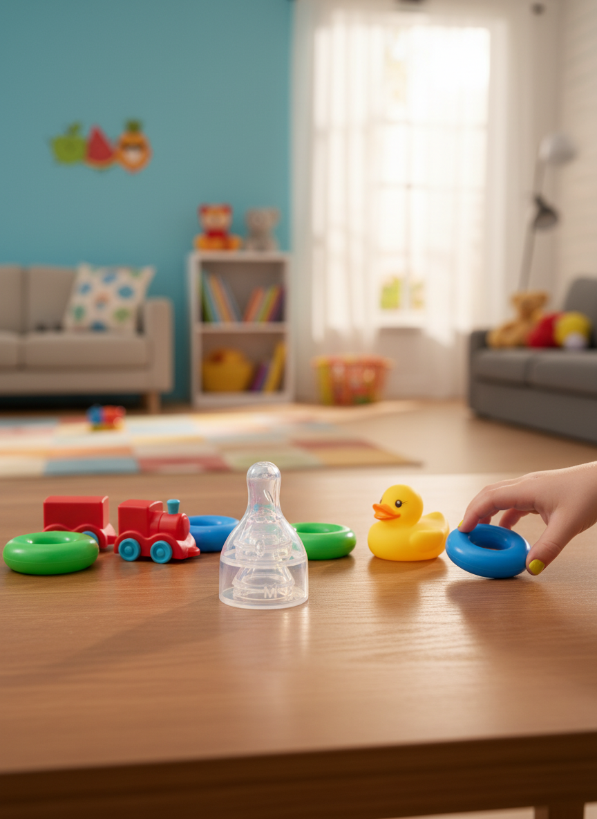 LA FRUTA Anti-Colic Silicone Teats (M, 6-18m) - 2 Pcs