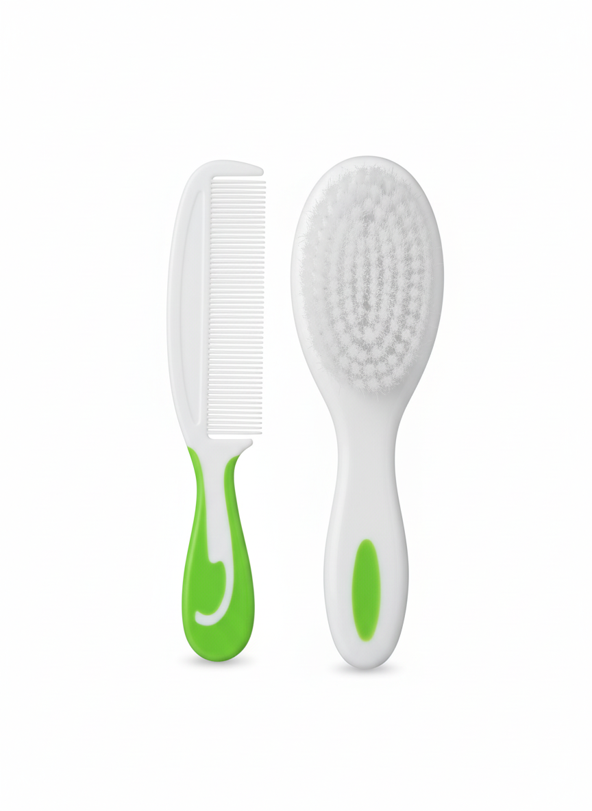 LA FRUTA Baby Comb & Brush Set