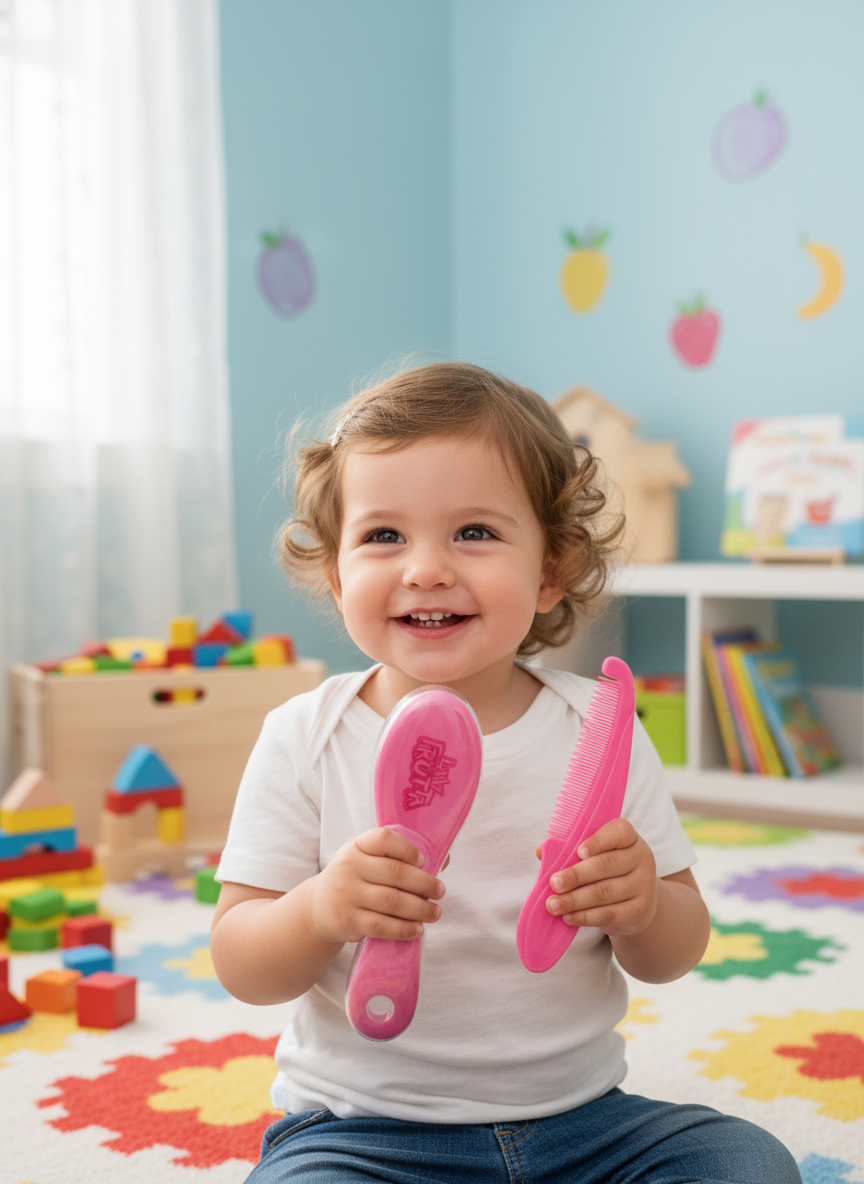 LA FRUTA Comb & Brush Set
