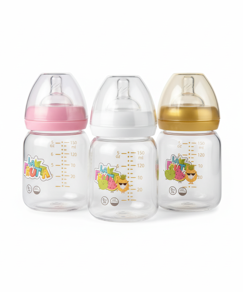 LA FRUTA Crystal Wide-neck Feeding Bottle