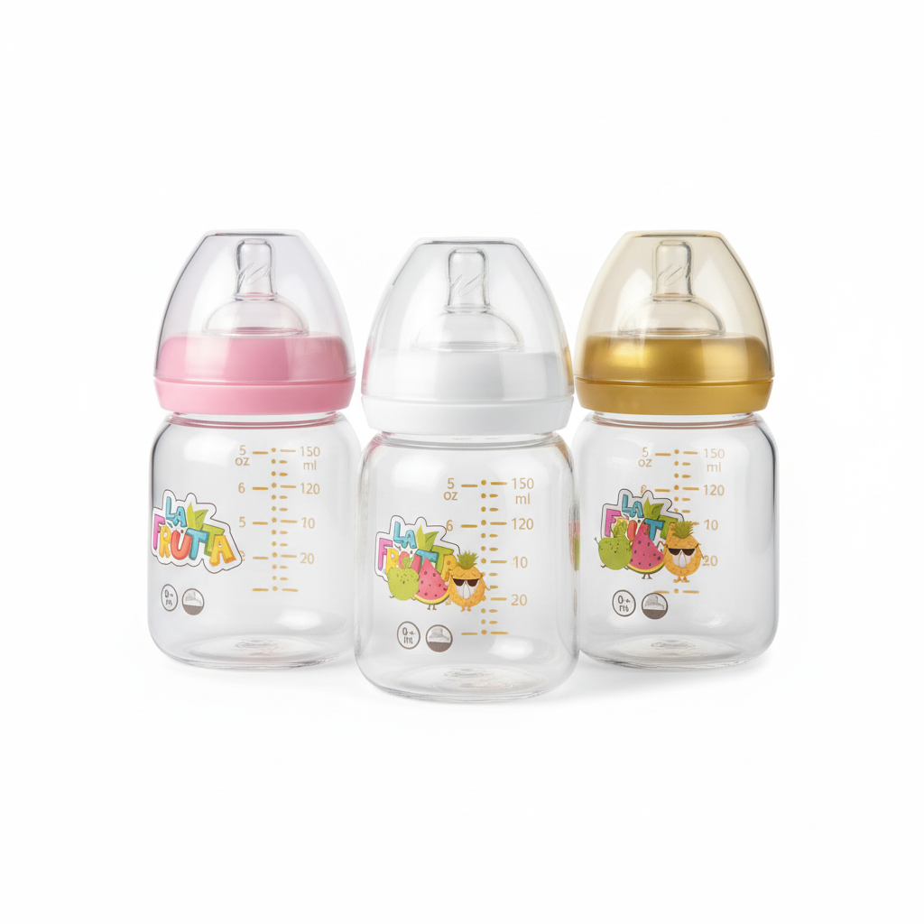 LA FRUTA Crystal Wide-neck Feeding Bottle