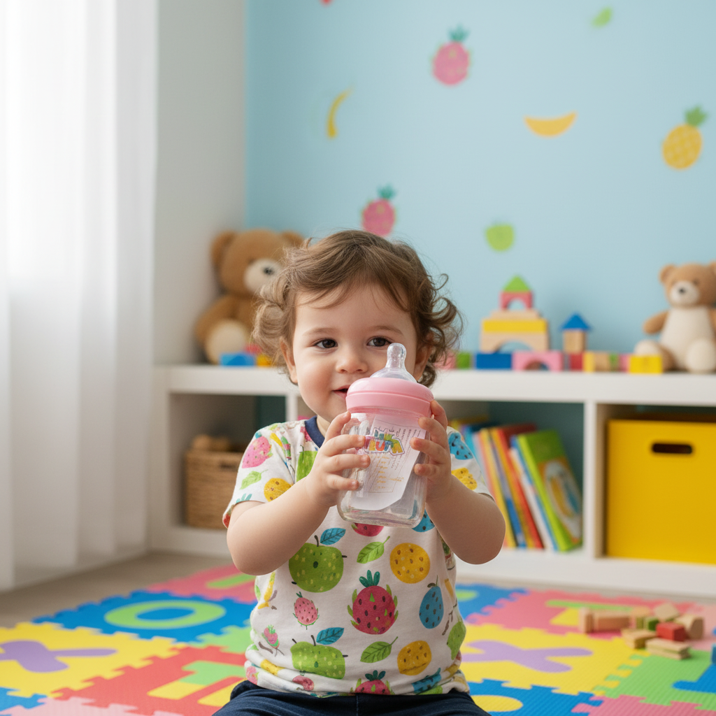 LA FRUTA Crystal Wide-neck Feeding Bottle
