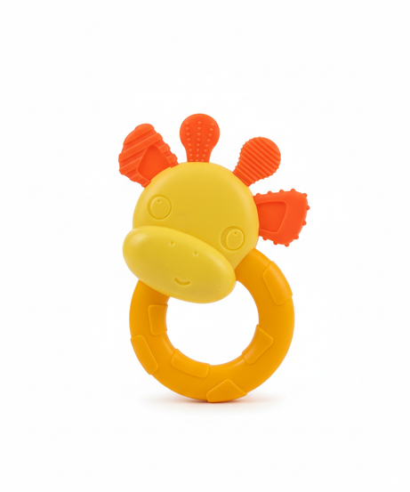 LA FRUTA Giraffe Rattle & Teether Toy