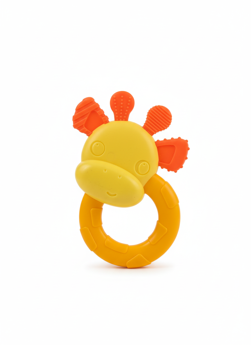 LA FRUTA Giraffe Rattle & Teether Toy