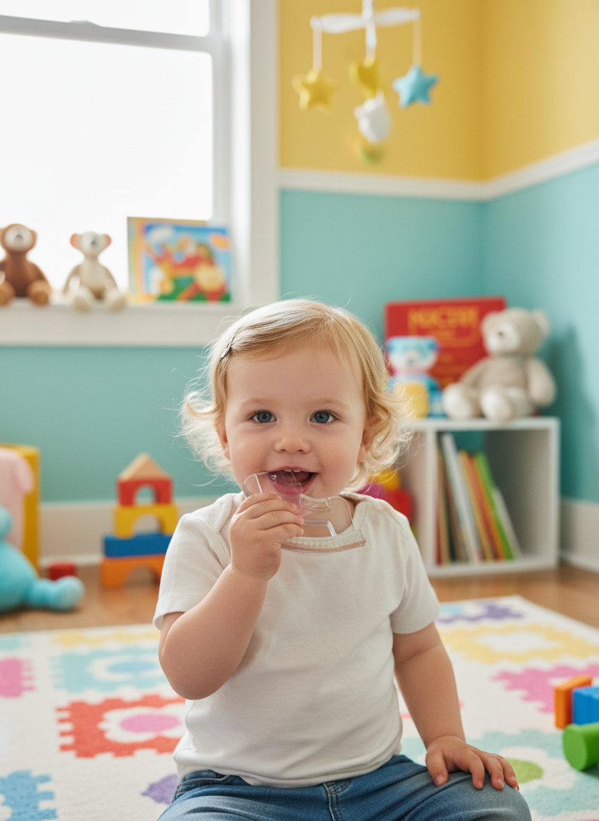 LA FRUTA Rocking Horse Silicone Teether