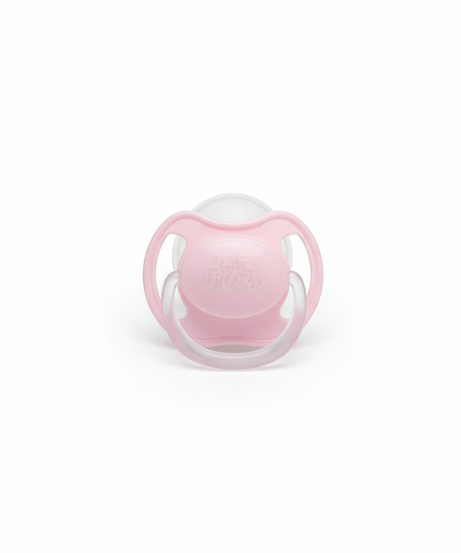LA FRUTA Round Pacifier (18+ Months, Pink)