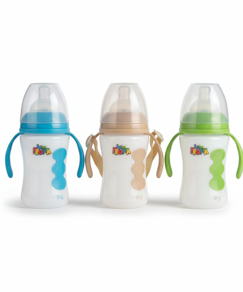 LA FRUTA Thermal Feeding Bottle With Handle 240ml
