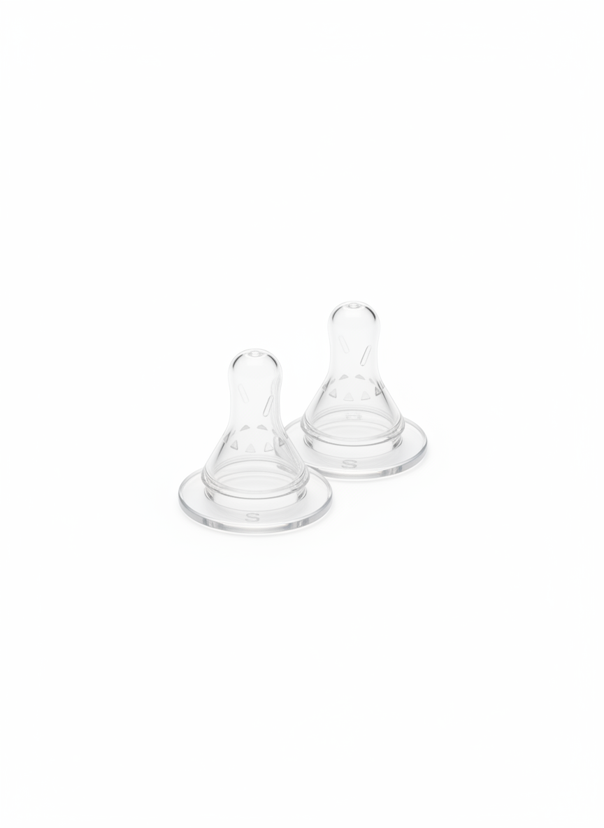 LA FRUTTA 2PCS Silicone Teat - Size S (0-6m)