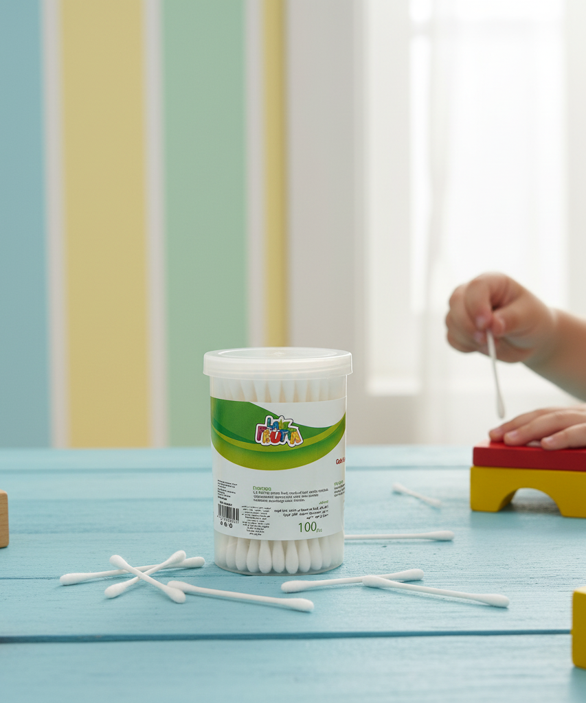 LA FRUTTA Baby Swab Cotton Buds, 100 Pcs