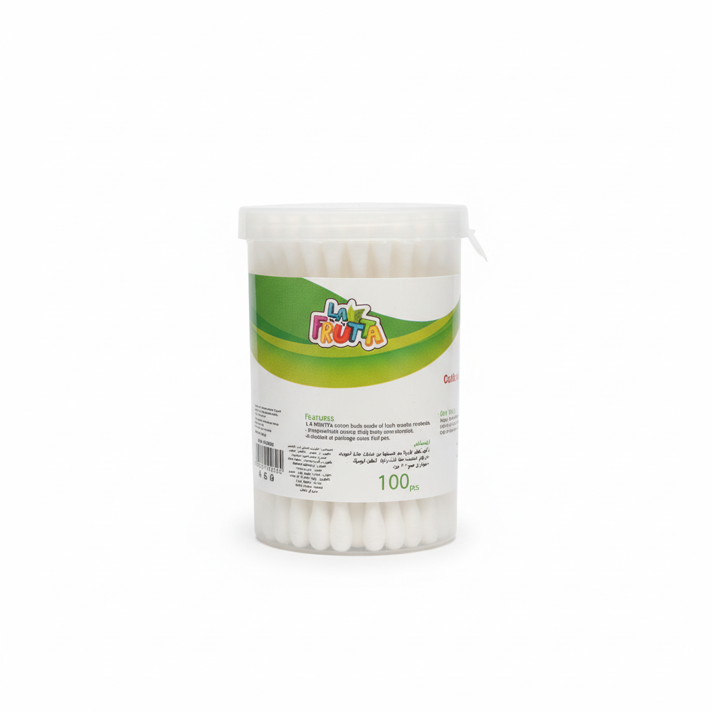 LA FRUTTA Baby Swab Cotton Buds, 100 Pcs