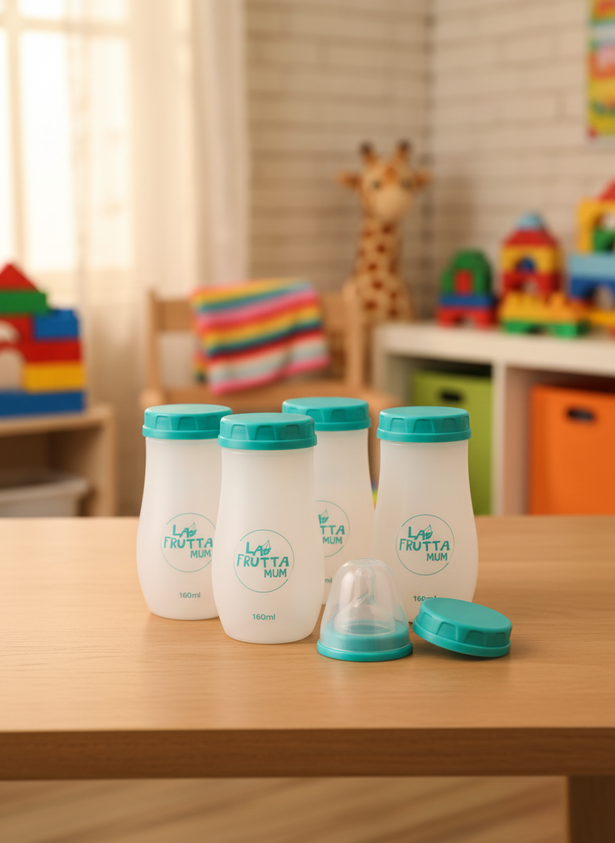 LA FRUTTA MUM Breastmilk Storage Bottles 4 x 160ml