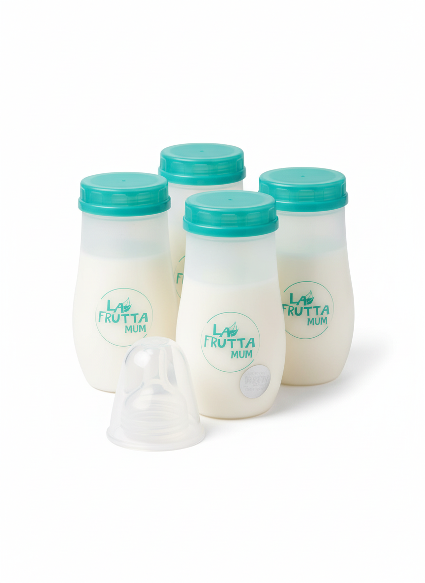 LA FRUTTA MUM Breastmilk Storage Bottles 4 x 160ml