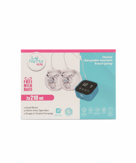 LA FRUTTA MUM Double Chargeable Wearable Breast Pump