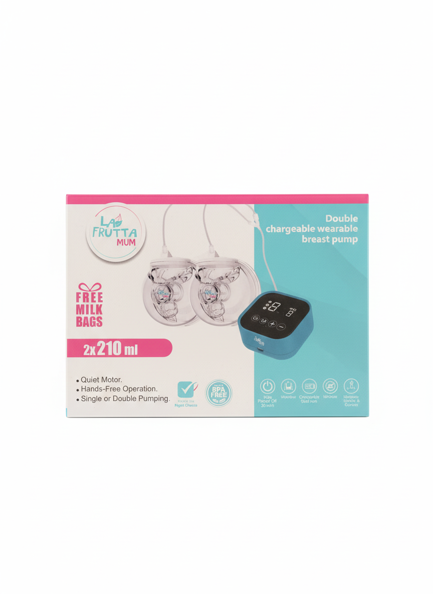 LA FRUTTA MUM Double Chargeable Wearable Breast Pump