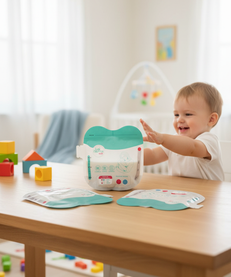 LA FRUTTA MUM Premium Breastmilk Storage Bags (18 Bags - 180ml)