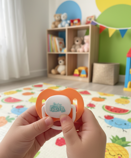 LA FRUTTA Round Pacifier with Holder
