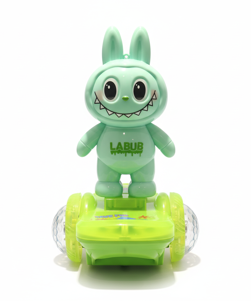 LABUB Stunt Wind-Up Bunny Car
