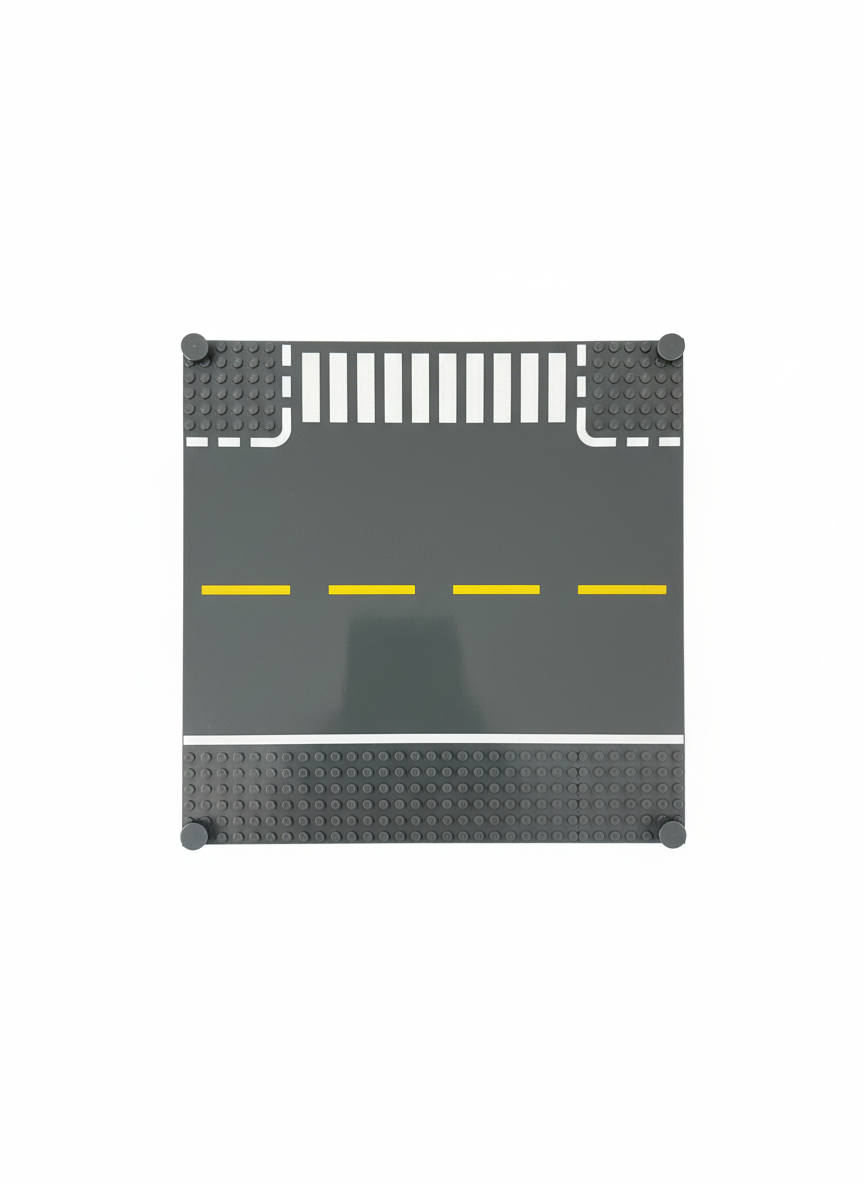 LEGO City Road Plate with Pedestrian Crossing and Road Markings