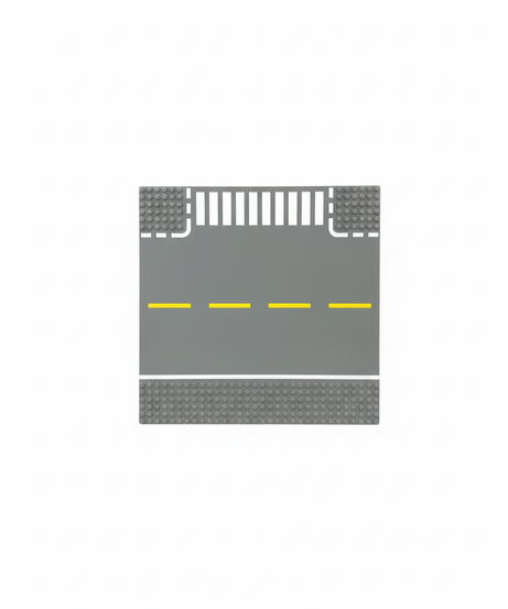 LEGO City Road Plate with Pedestrian Crossing and Road Markings