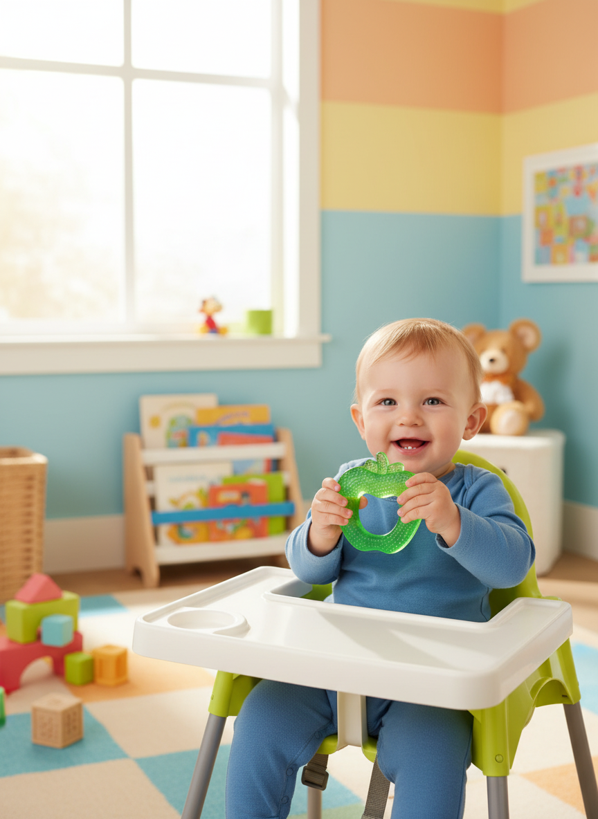 La Frutta Water Filled Apple Teether