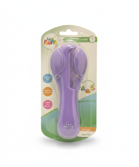 La Frutta Compact Brush & Comb Set