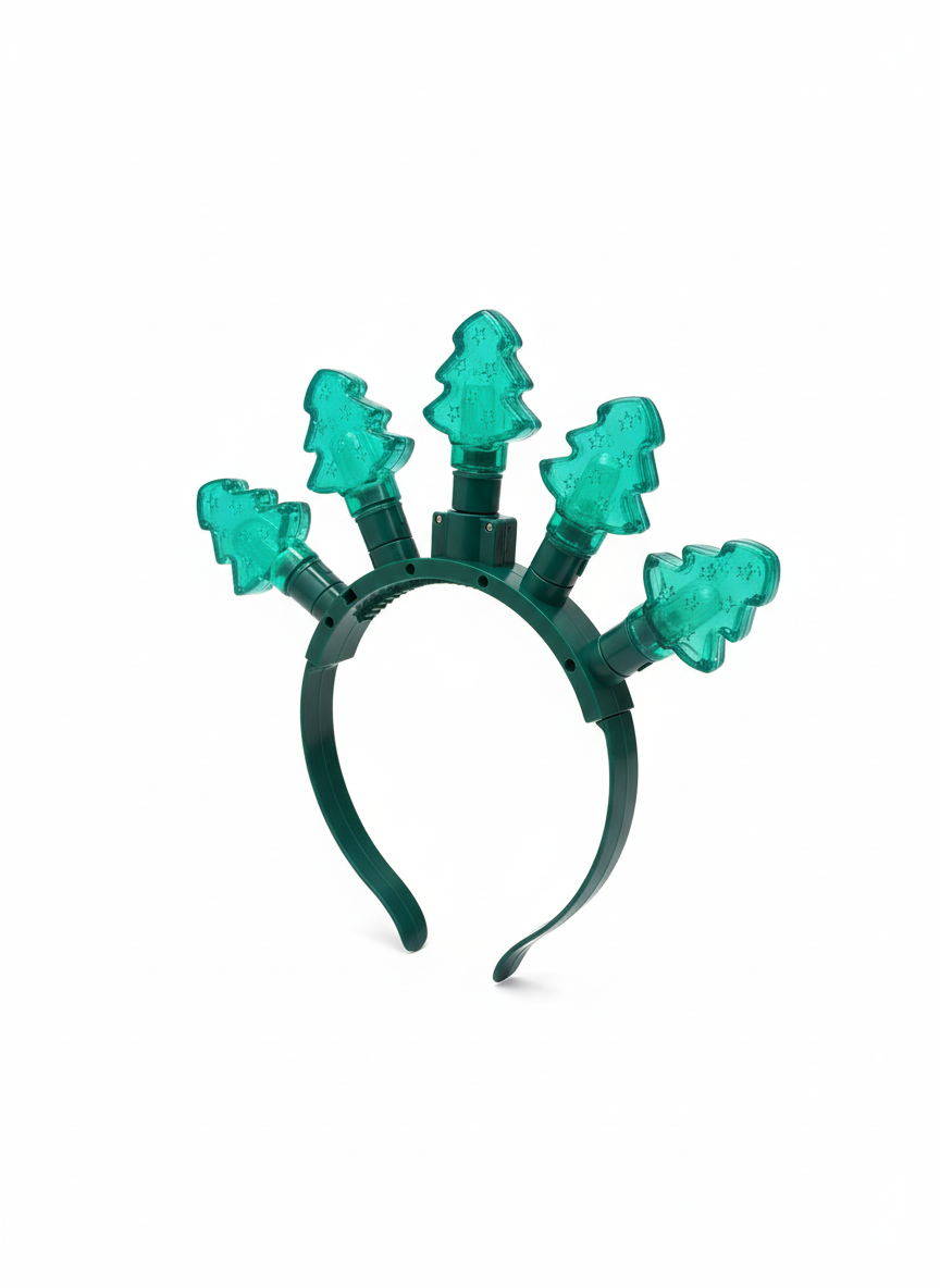 Light-Up Christmas Tree Holiday Headband