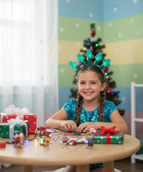 Light-Up Christmas Tree Holiday Headband
