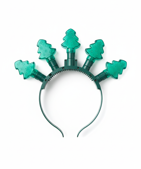 Light-Up Christmas Tree Holiday Headband