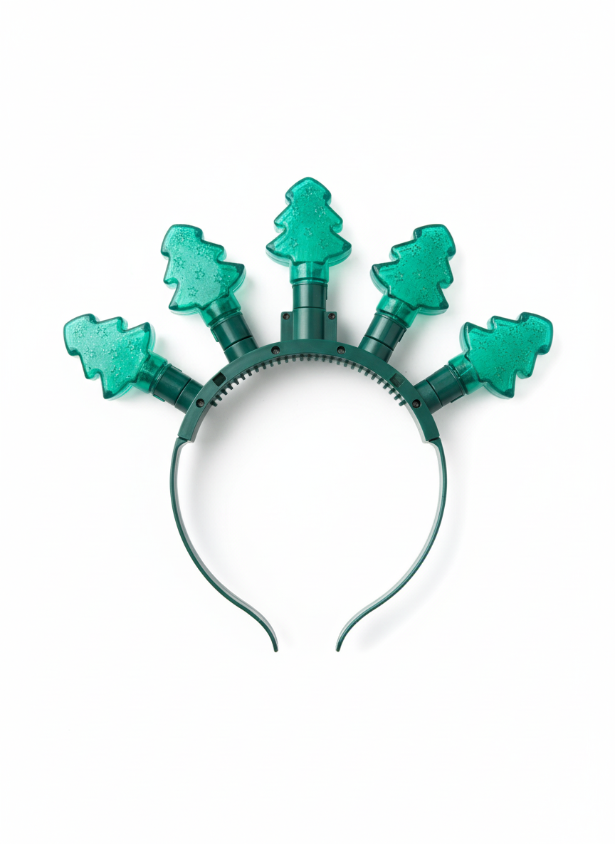 Light-Up Christmas Tree Holiday Headband
