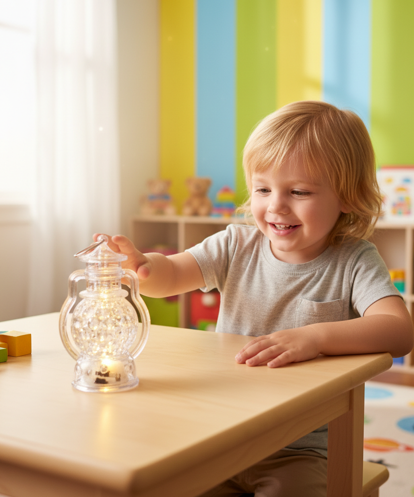 Light-Up Lantern Keychain