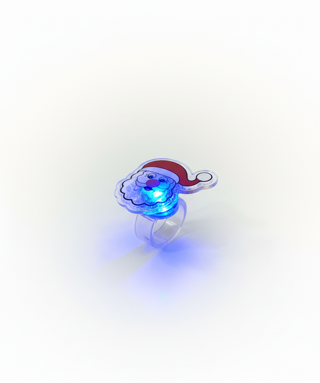Light-Up Santa Claus Festive Ring
